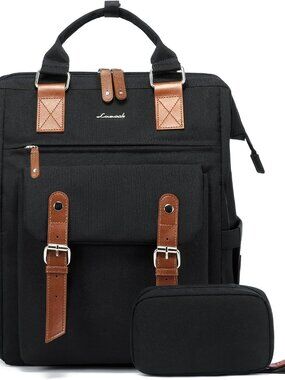 Laptop Backpack for Women, Teacher Nurse Work Laptop Bag, Waterproof Travel Back